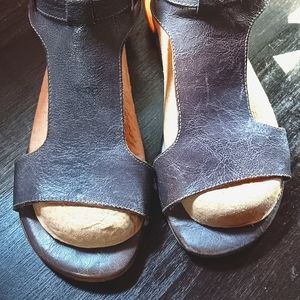 Bed Stu Sable Sandals in Grey Mason size 8.5